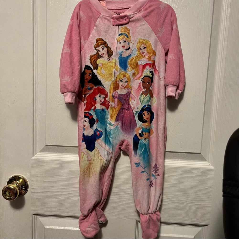 18m Princess footie pjs